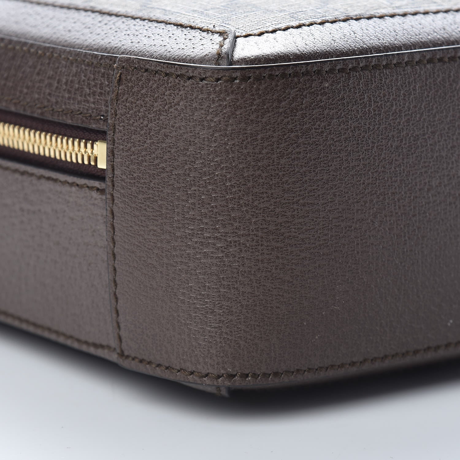 Gucci GG Supreme Monogram Web Small Ophidia Top Handle Shoulder Bag Brown 9 of 11