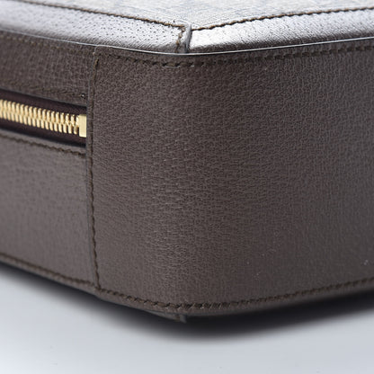 Gucci GG Supreme Monogram Web Small Ophidia Top Handle Shoulder Bag Brown 9 of 11