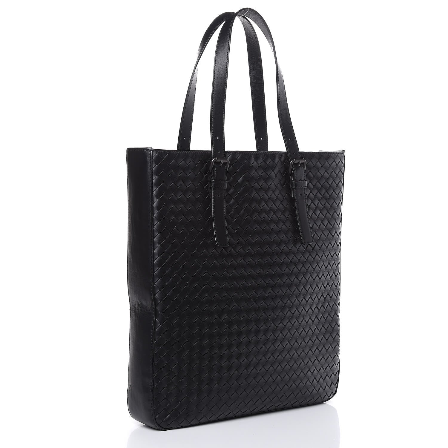 Bottega Veneta Nappa Intrecciato North West Tote Black 3 of 14