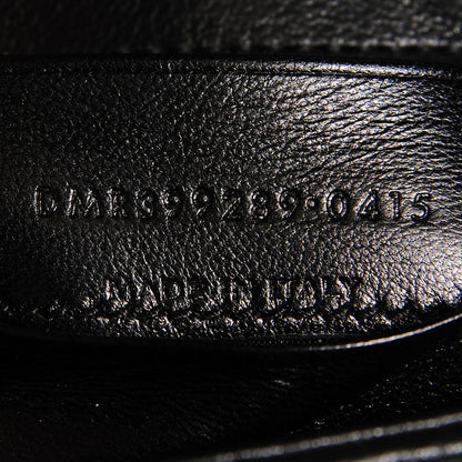 Saint Laurent Sheepskin Matelassé Monogram Classic Baby Chain Bag Black 8 of 9