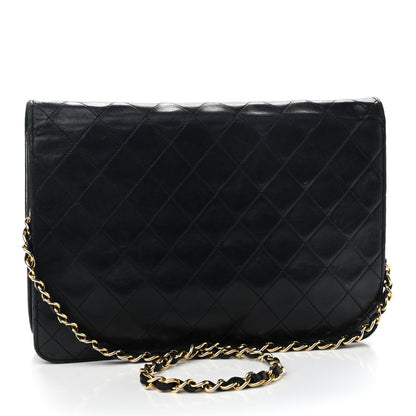 Chanel Lambskin Quilted Medium Single Flap Black 3 of 13