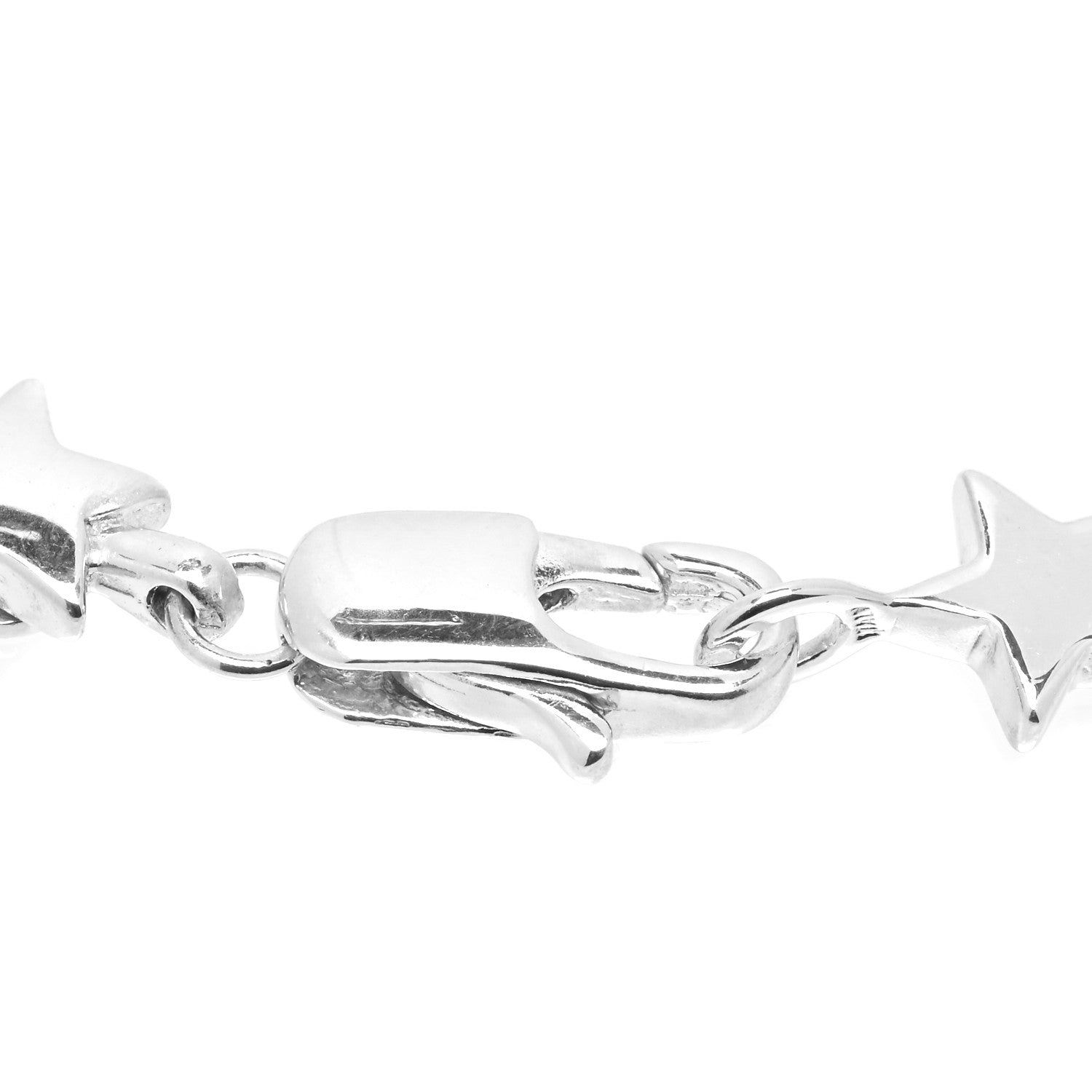Tiffany Sterling Silver Chain of Stars Bracelet 3 of 4
