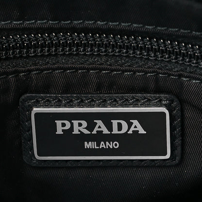 Prada X UNIVERSAL STUDIOS Tessuto Nylon Montagna Frankenstein Print Multi Zip Belt Bag Black Menta 5 of 9