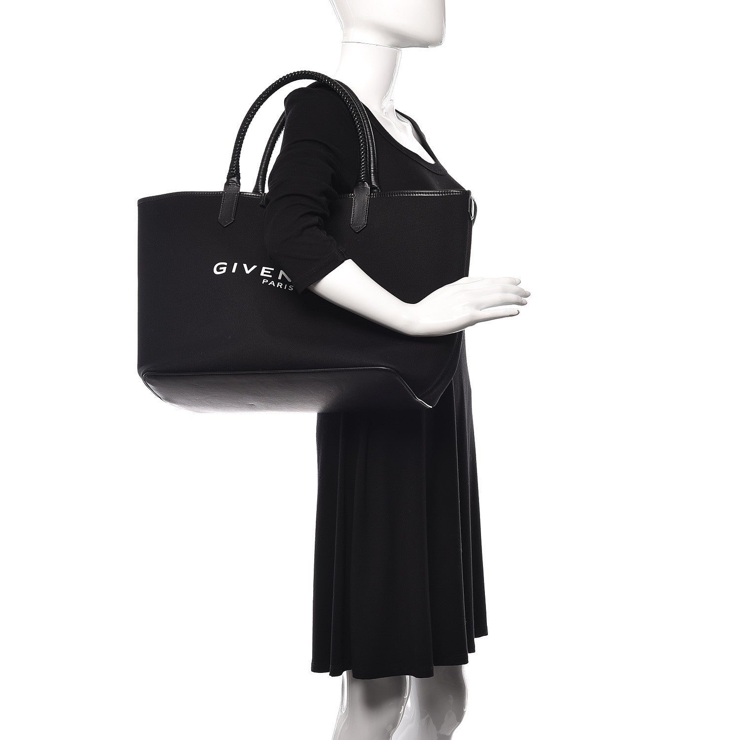 Givenchy Canvas Medium Antigona Logo Tote Black 2 of 12