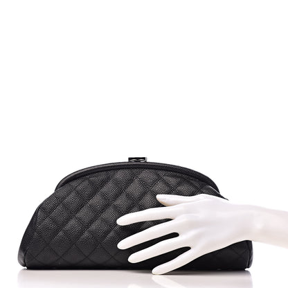 Chanel Caviar Quilted Timeless Clutch Black 2 of 13