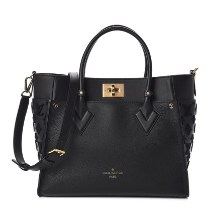 Louis Vuitton Calfskin Monogram Tufting On My Side Black 1 of 10