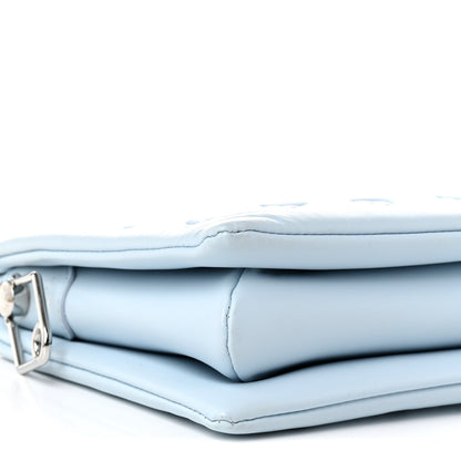 Louis Vuitton Lambskin Embossed Monogram Coussin PM Ice Blue 8 of 9