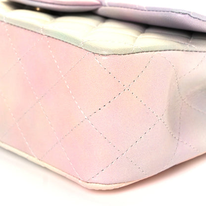 Chanel Lambskin Quilted Ombre Mini Top Handle Rectangular Flap Pink Multicolor 8 of 9