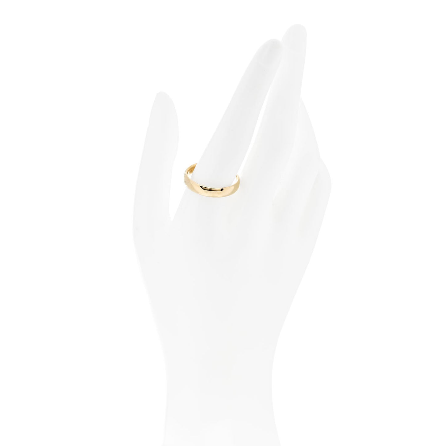 18K Yellow Gold 4.5mm Classic Wedding Band Ring 65 11