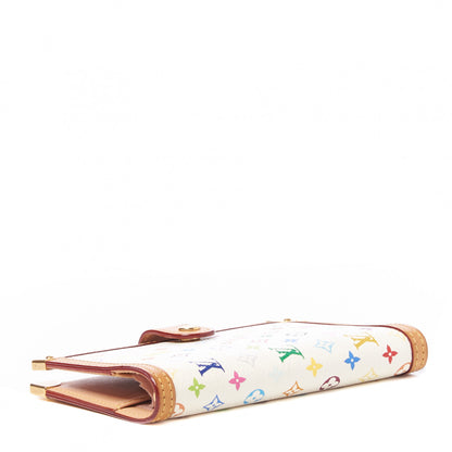 Louis Vuitton Monogram Multicolor Small Ring Agenda Cover White 3 of 8