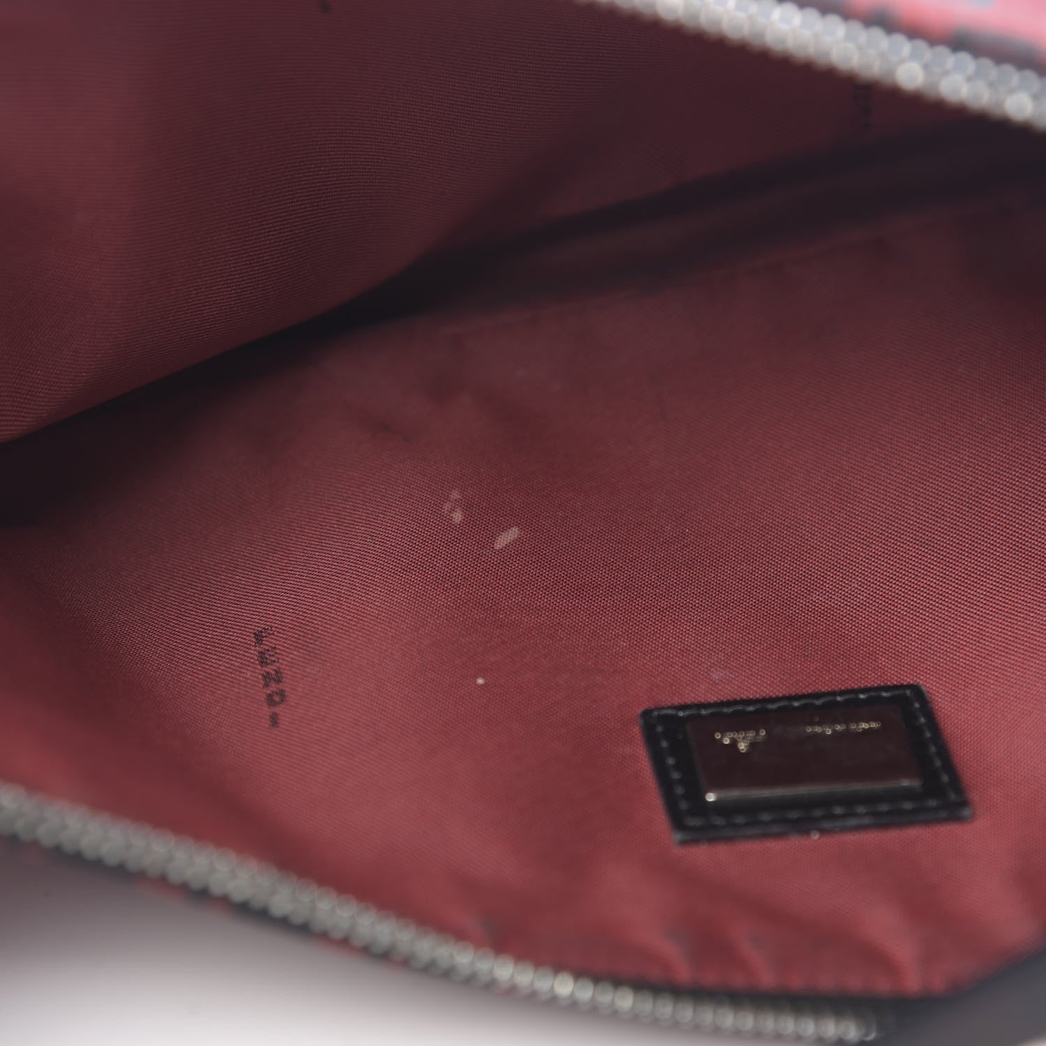 Fendi Zucchino Pochette Red 7 of 12