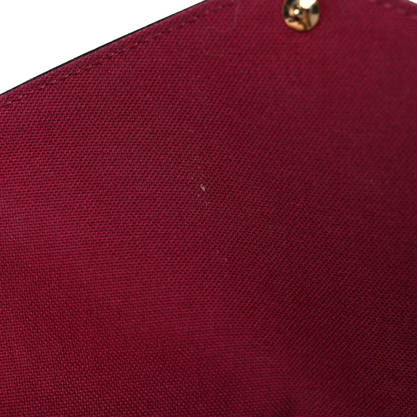 Monogram Pochette Felicie Chain Wallet Fuchsia