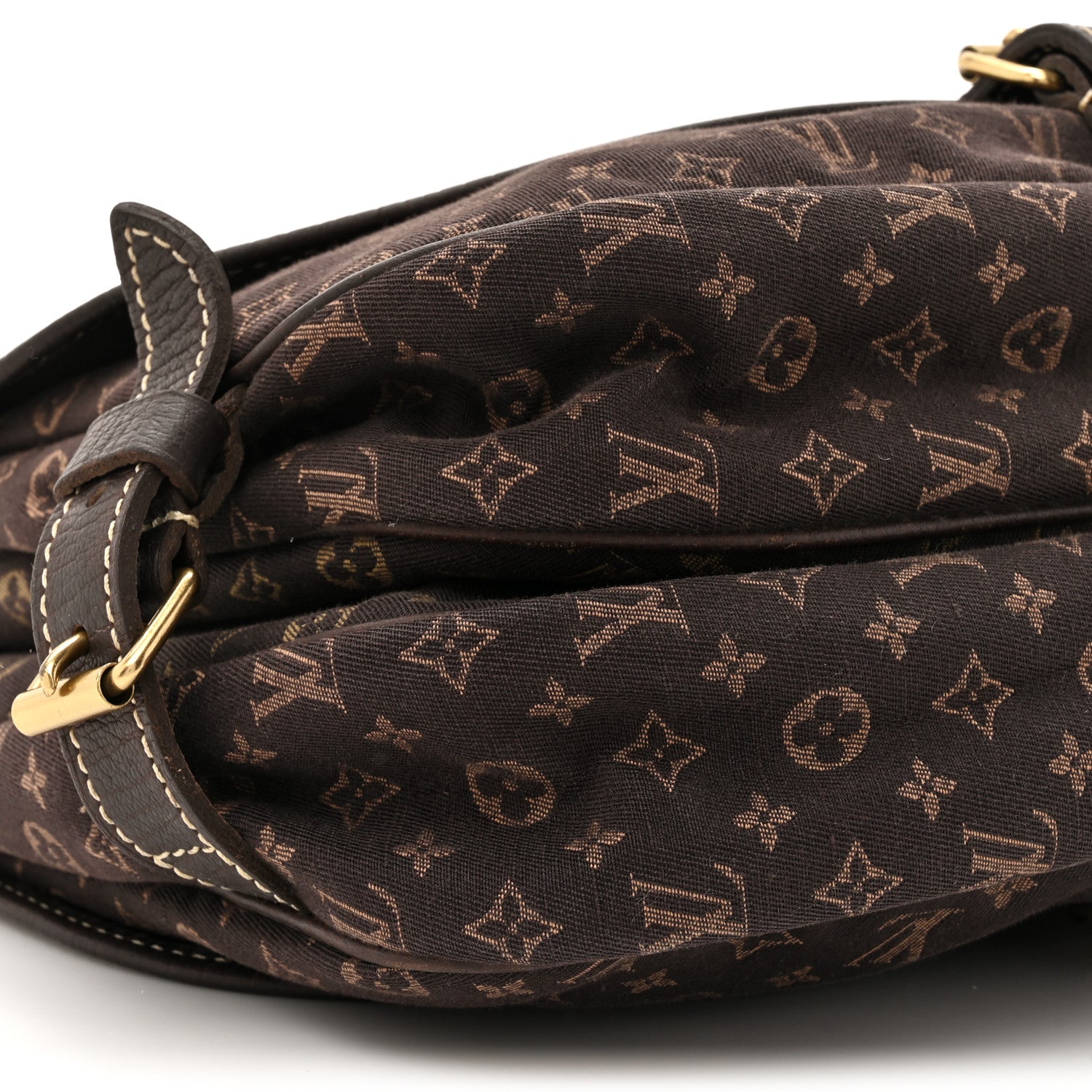 Louis Vuitton Monogram Mini Lin Saumur Ebene 10 of 13