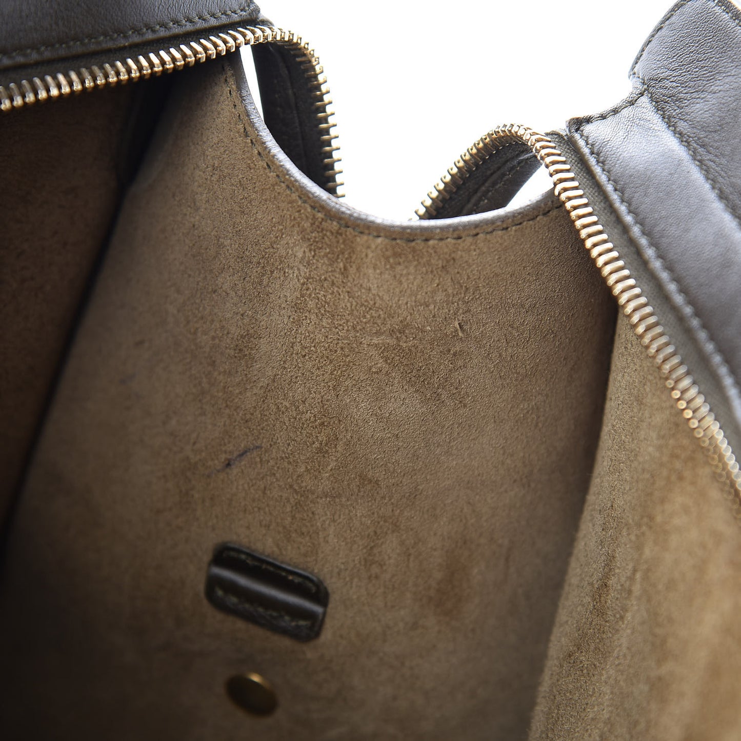 Calfskin Small Classic Y Cabas Green