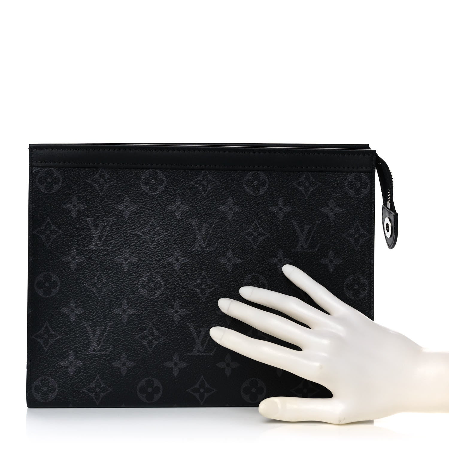 Louis Vuitton Monogram Eclipse Pochette Voyage MM 2 of 8