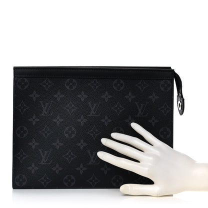 Louis Vuitton Monogram Eclipse Pochette Voyage MM 2 of 8