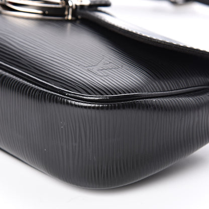 Louis Vuitton Epi Montaigne Clutch Black 9 of 10
