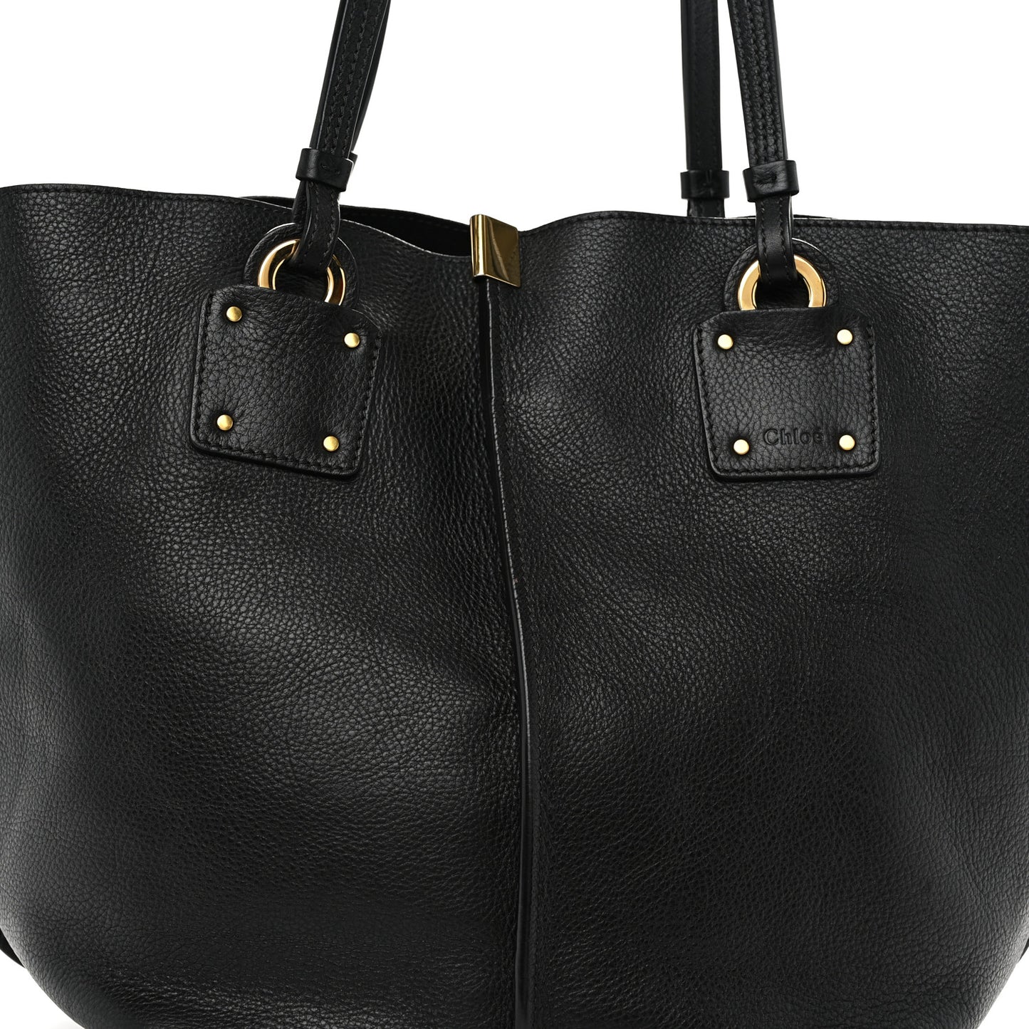 Smooth Calfskin Medium Vick Tote Black