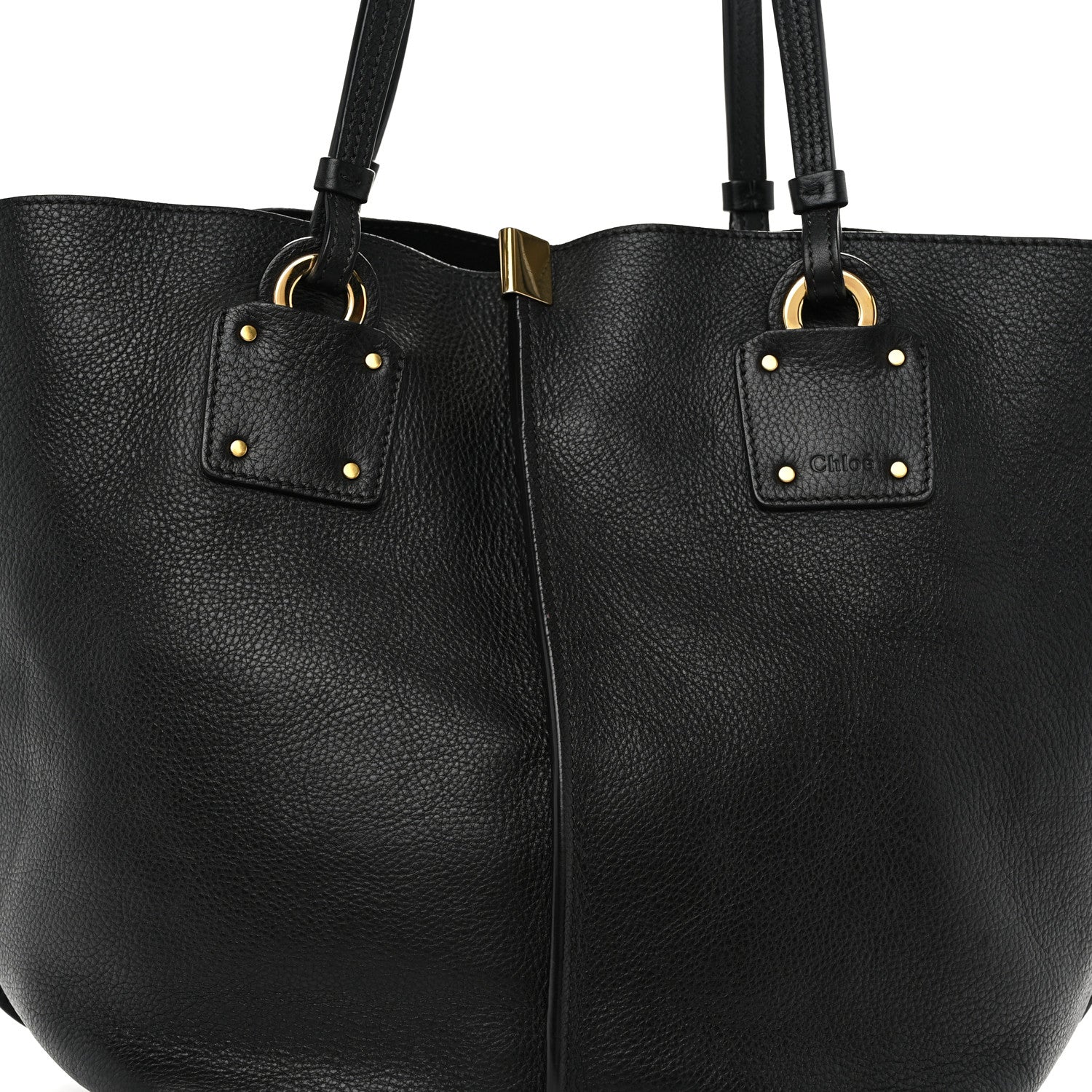 Chloe Smooth Calfskin Medium Vick Tote Black 9 of 12