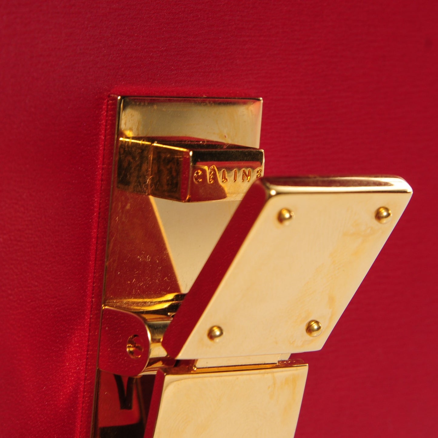 Smooth Calfskin Small Classic Box Flap Bag Red