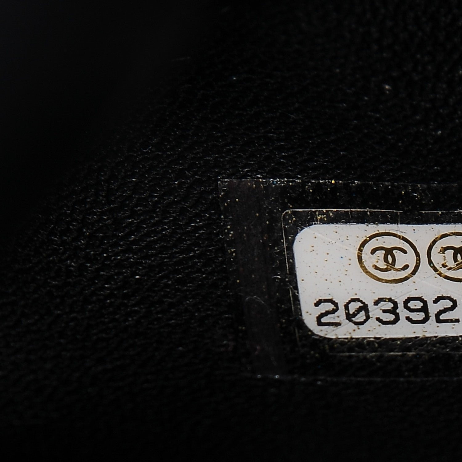 Chanel Shearling Lambskin 100% Clutch Black 7 of 8
