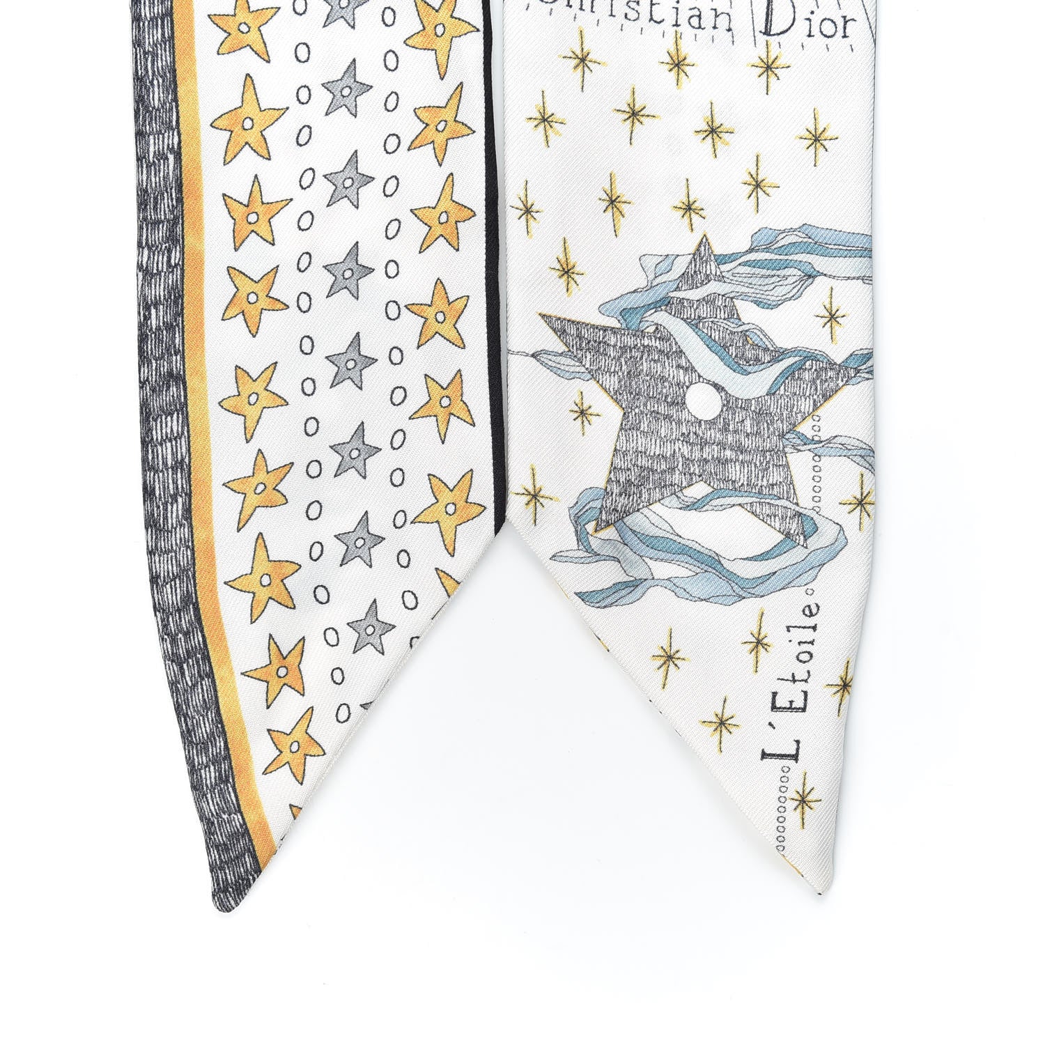 Christian Dior Silk L'Etoile Mitzah Scarf 2 of 3