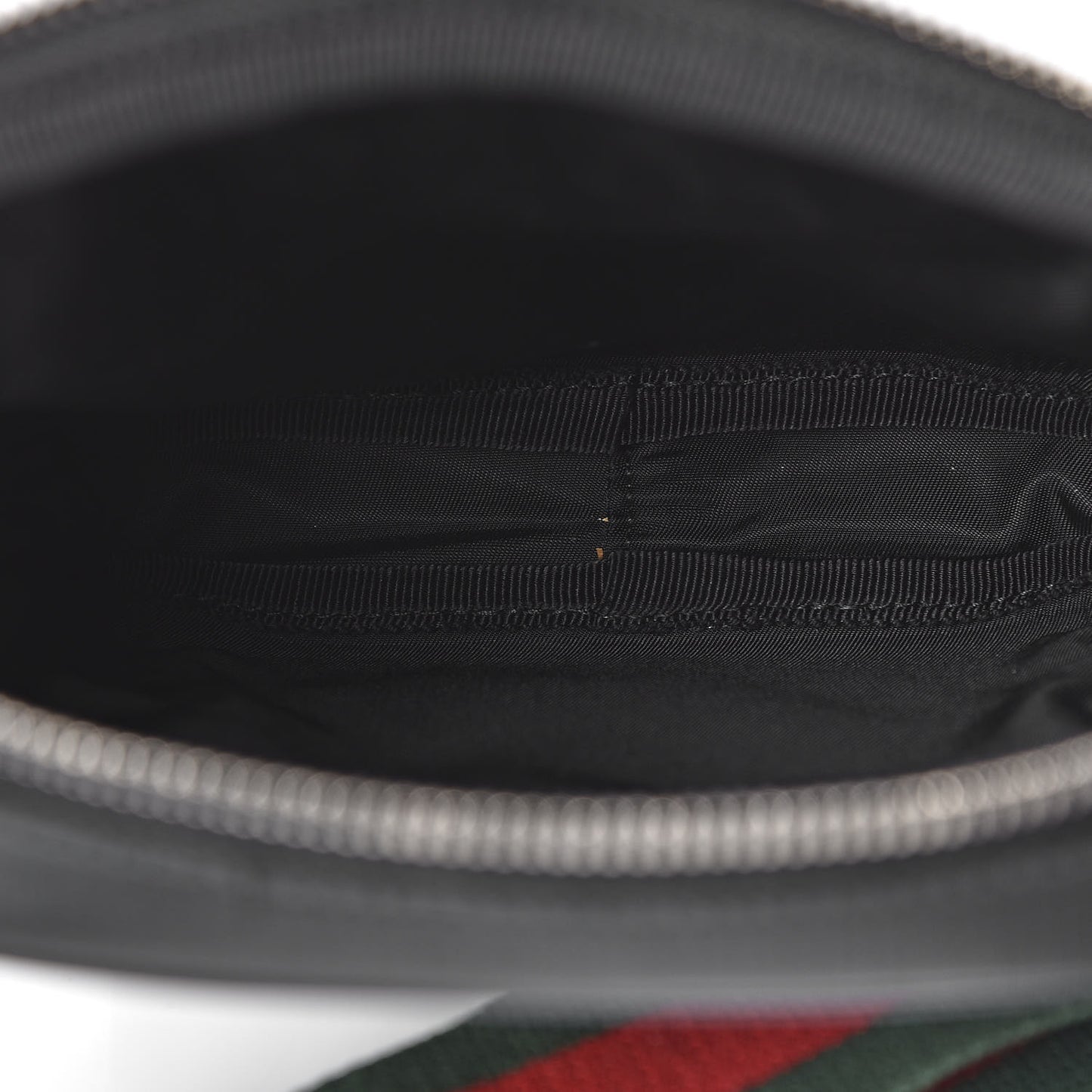 GG Supreme Monogram Web Belt Bag Black