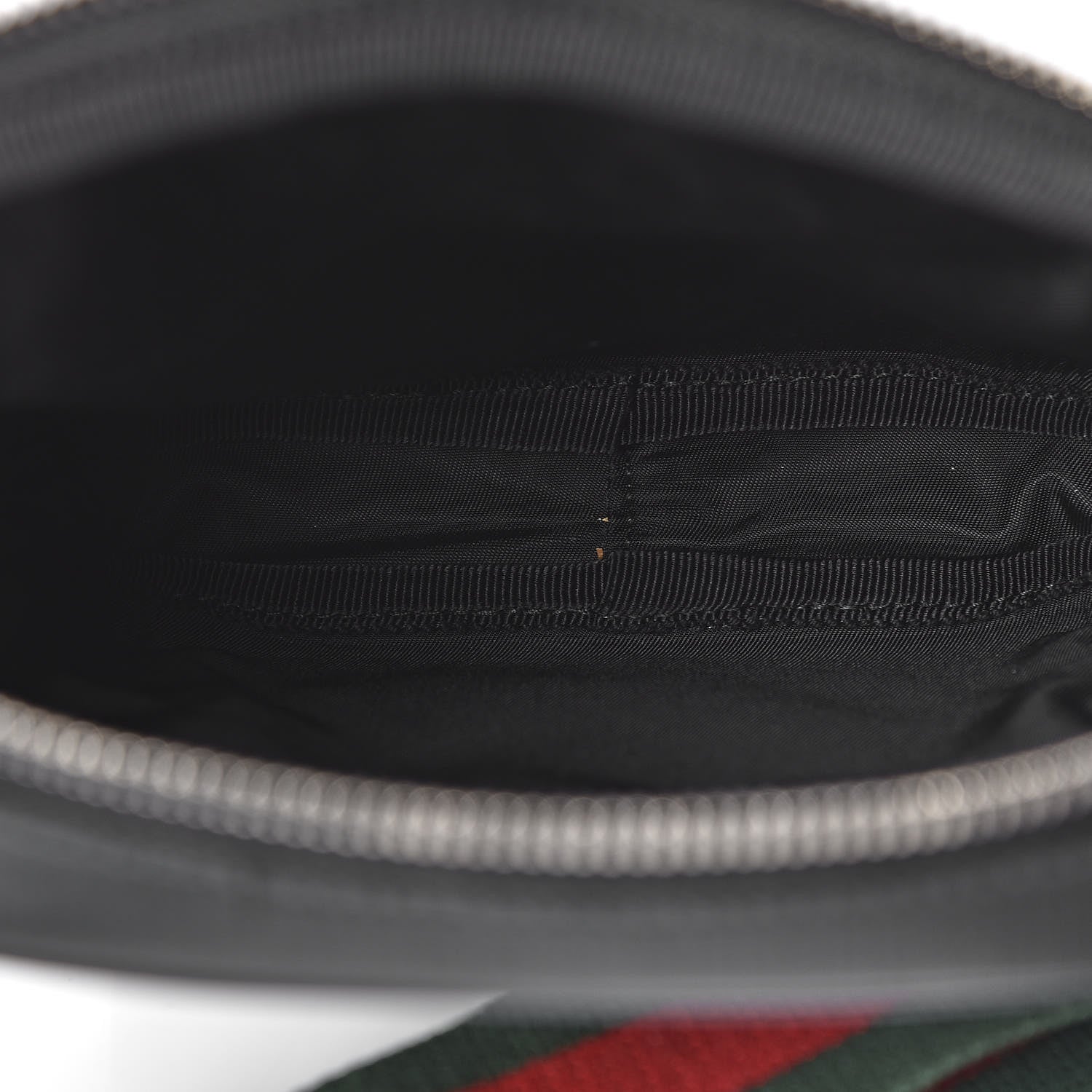 Gucci GG Supreme Monogram Web Belt Bag Black 6 of 11