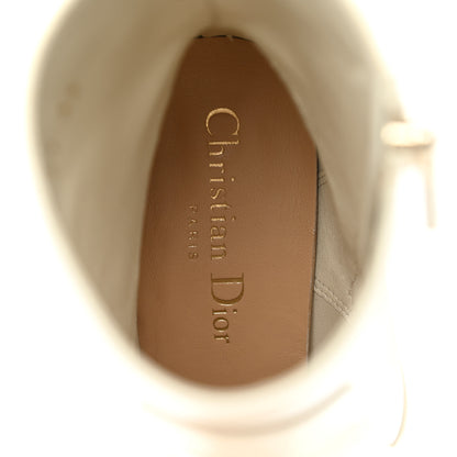Christian Dior Soft Calfskin Rhodes 80mm Ankle Boots 35 Off White 8 of 9