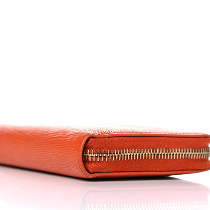Prada Vitello Move Zip Around Wallet Papaya 9 of 11