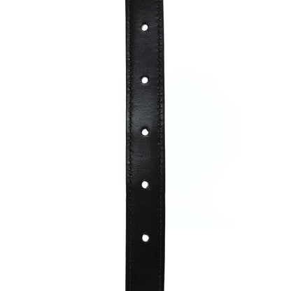 Celine Box Calfskin Medium 25mm Triomphe Belt 90 36 Black 5 of 6