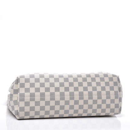 Louis Vuitton Damier Azur Graceful MM Rose Ballerine 3 of 11