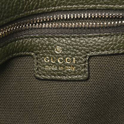 Gucci Grand Prix Calfskin Medium Jackie 1961 Hobo Dark Green 6 of 10