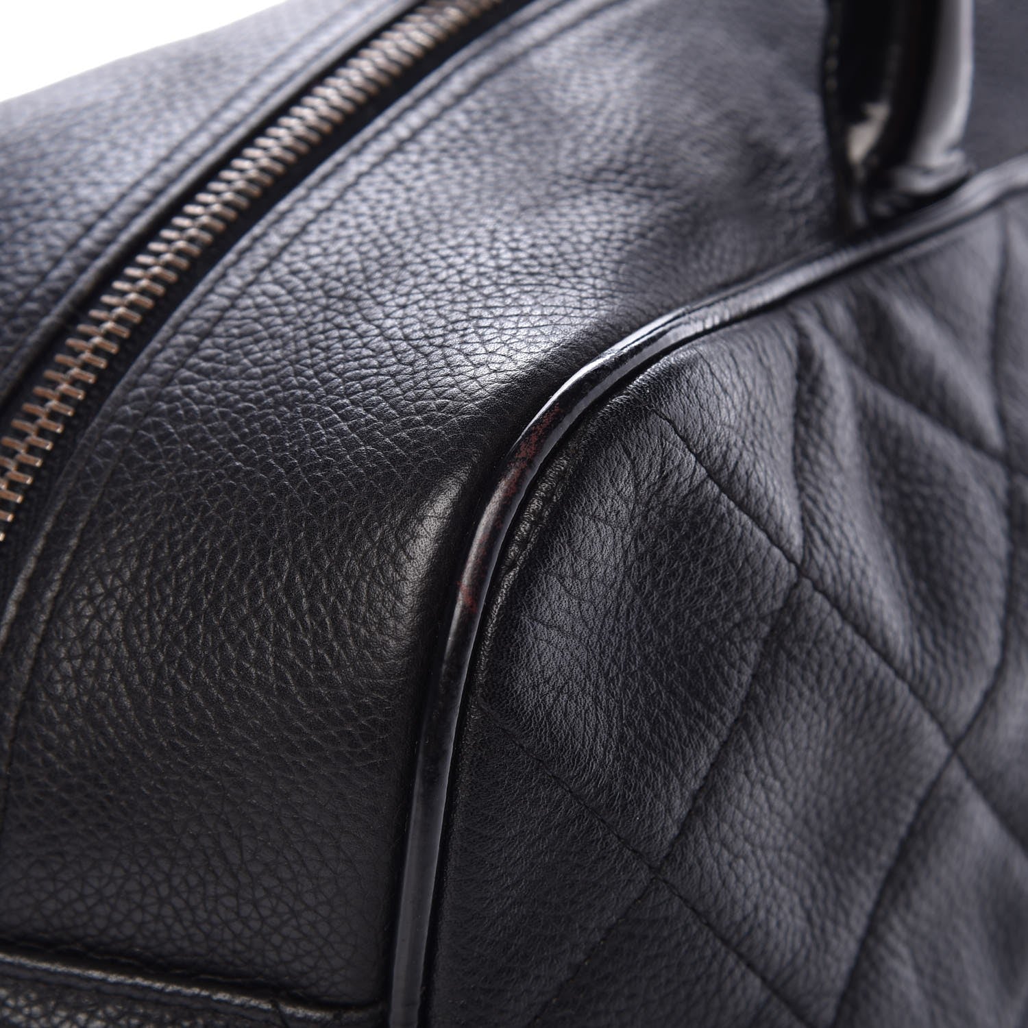 Chanel Caviar Patent Large Bowler Black 8 of 9