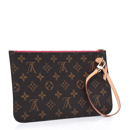 Louis Vuitton Monogram Neverfull MM GM Pochette Pivoine 2 of 5