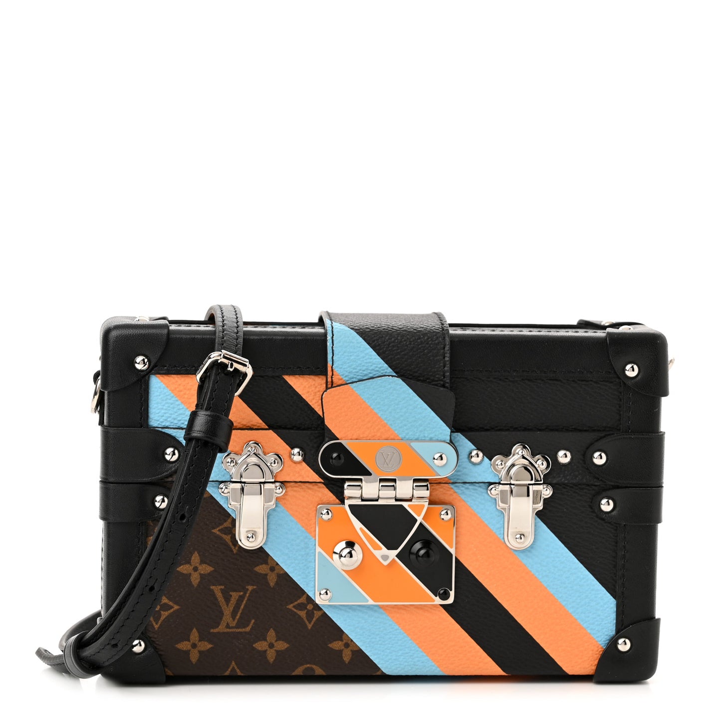 Monogram Malletage Print Petite Malle
