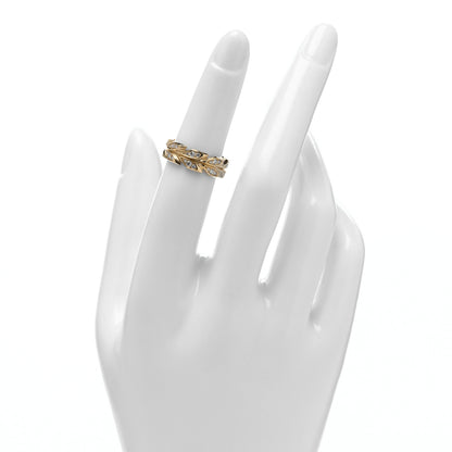 Tiffany 18K Yellow Gold Diamond Victoria Vine Band Ring 49 5 2 of 4