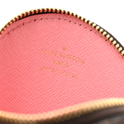 Louis Vuitton Monogram 2020 Christmas Animation Swing Ride Round Coin Purse Pink Poppy 6 of 8