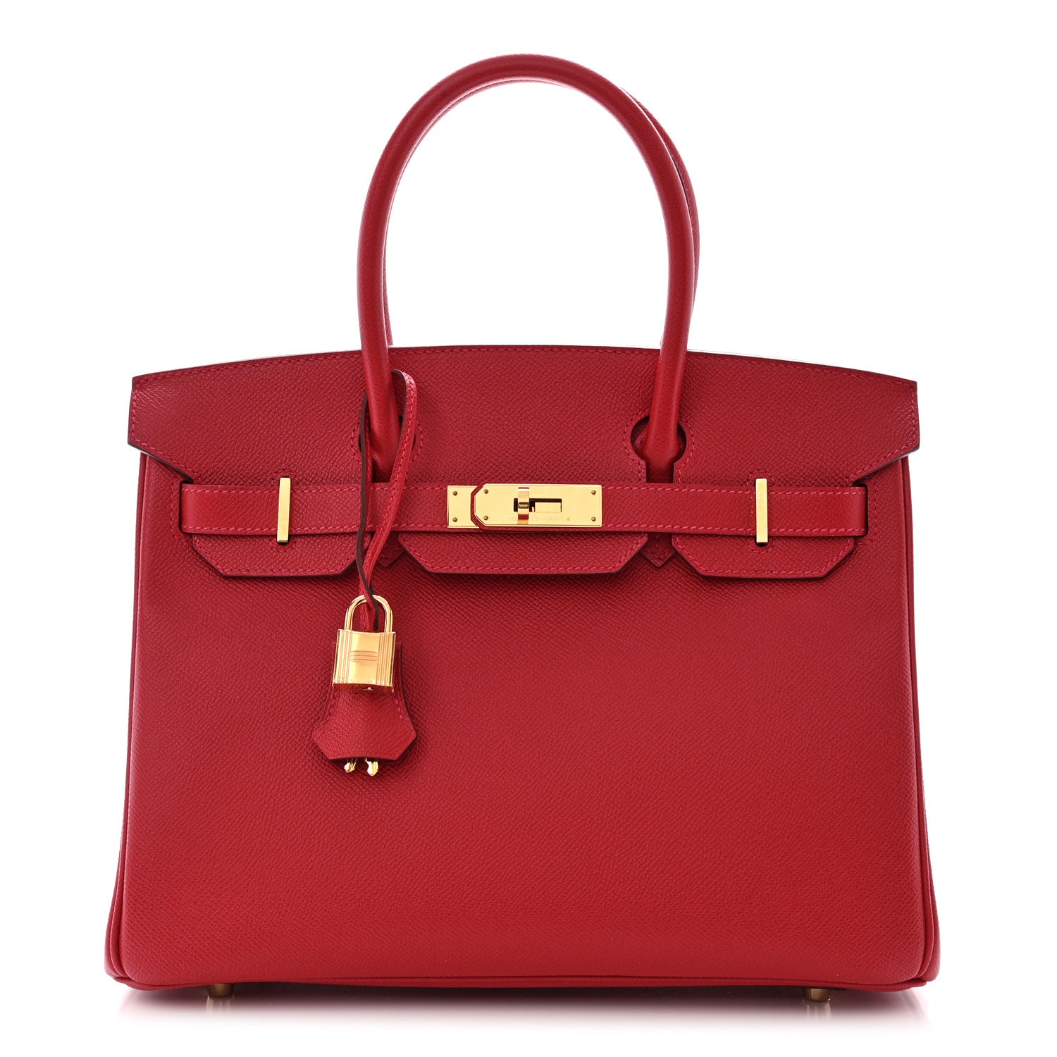 Hermes Epsom Birkin 30 Rouge Casaque 1 of 12