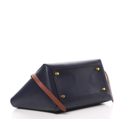Celine Smooth Calfskin Large Bi-Color Belt Bag Midnight 5 of 17