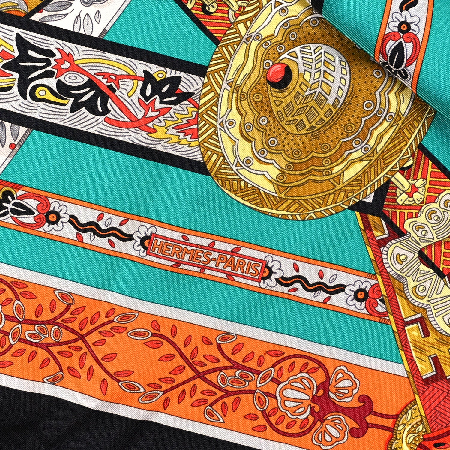 Hermes Silk Le Songe De La Licorne Scarf 90 5 of 5