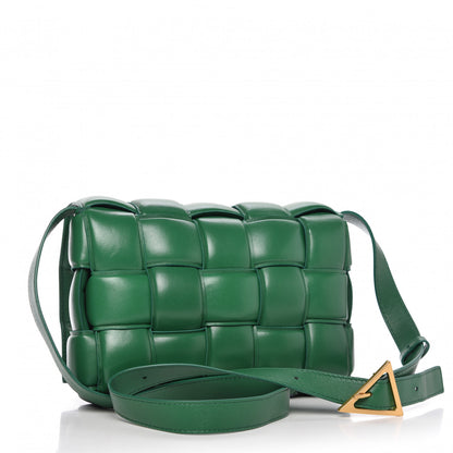 Bottega Veneta Nappa Maxi Intreccio Padded Cassette Crossbody Bag Racing Green 3 of 10