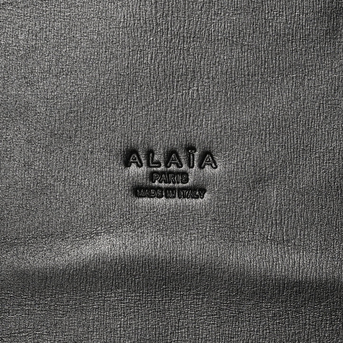 Woven Calfskin Mina Tote Black White