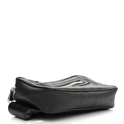 Gucci Soft GG Supreme Monogram Web Belt Bag Black Grey 4 of 10