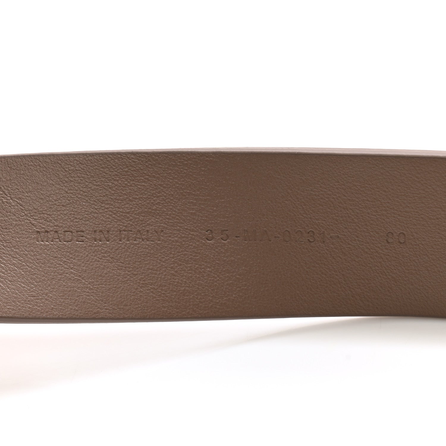 Christian Dior Calfskin 30 Montaigne 35mm Belt 80 Warm Taupe 6 of 7