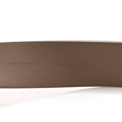 Christian Dior Calfskin 30 Montaigne 35mm Belt 80 Warm Taupe 6 of 7