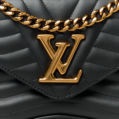 Louis Vuitton Calfskin New Wave Chain PM Black 9 of 11