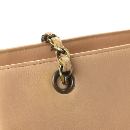 Chanel Calfskin Shopping Tote Beige 18 of 23