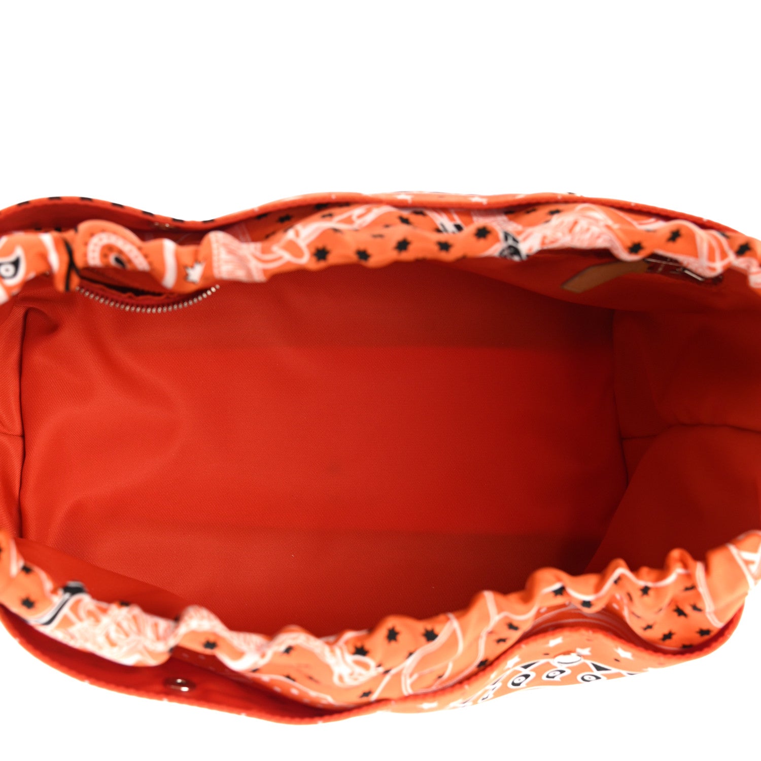 Hermes Barenia Silk Eperons d'Or Fourbi 25 MM Pouch Orange Fauve 5 of 6