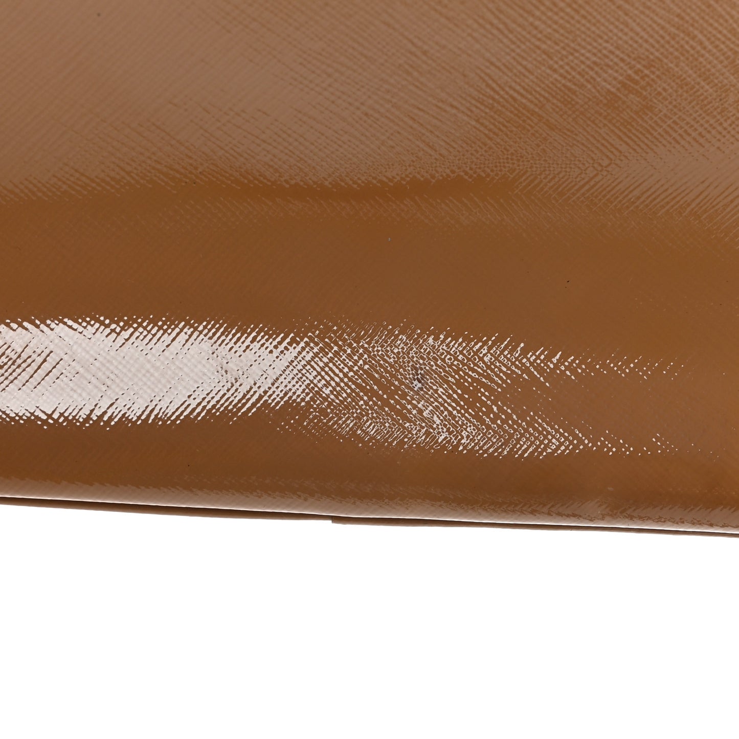 Saffiano Vernice Galleria Medium Double Zip Tote Cammeo